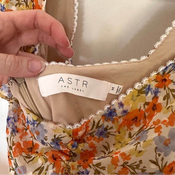ASTR the label so smitten mini dress in tangerine - Picture 5 of 8